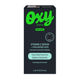 Oxy Serum Vitamina C con Ácido Hialurónico en botella, hidratación para piel propensa al acné