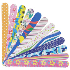 P2P Nails Colorful Nail File Strips collection for at-home shaping and smoothing.
