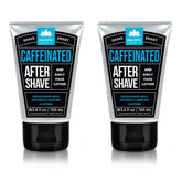 Pacific Shaving Co caffeinated aftershave bottle with cooling spearmint