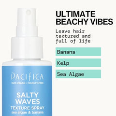 Pacifica Salty Waves: fragancia banana y aroma tropical
