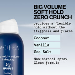 Pacífica Big Waves: ondas naturales definidas con control del frizz.