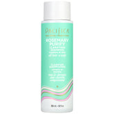 Pacifica Rosemary Purify Shampoo, botella-frente: limpieza profunda y frescura herbal.