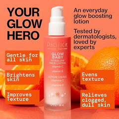 Textura sedosa de VitaGlow, se absorbe rápidamente para piel suave.