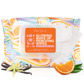 Pacifica Glowing Makeup Remover Wipes with glycolic acid for gentle exfoliation and cleansing