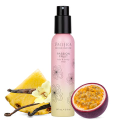 Pacifica Passion Fruit bottle front with tropical aroma and mood lift