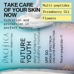 Creamy formula on skin with smooth, non-white finish
