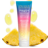 Pacifica Pineapple Curls conditioner bottle for defined, bouncy curls.