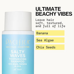 Pacifica Salty Waves conditioner bottle with lightweight moisture for buoyant hair