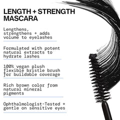 Aplicador pluma vegano de Stellar Gaze Mascara para una aplicación suave y uniforme.