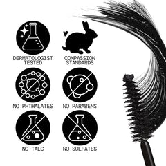 Pestañas definidas y separadas tras la aplicación de Stellar Gaze Mascara.