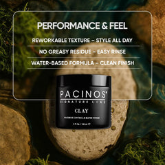 Pacinos acabado mate natural para un look discreto y suave.