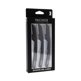 Pacinos Derma Blades beard precision detail for sculpting and grooming.