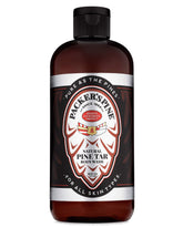 Packer's Pine Tar Body Wash: botella con aroma a pino y limpieza suave.