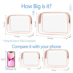 PACKISM clear PVC material detail shows durable, see-through design