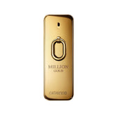 Rabanne Million Gold Intense bottle front view, showcasing premium design and luxurious scent.