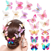 Paderison butterfly hair clip with moving rainbow glitter for bright, playful hairstyles