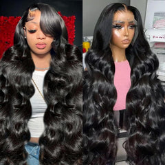 Padise HD lace front wig with transparent base and simulated scalp detail
