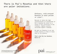 Pai Skincare Rosehip BioRegenerate oil on the face for glow