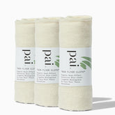Pai Skincare Twin Flyer muslin side exfoliates gently for effective cleansing.