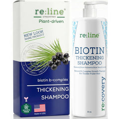 Paisle Botanics Biotina Engrosador Champú – botella con volumen ligero para cabello fino.