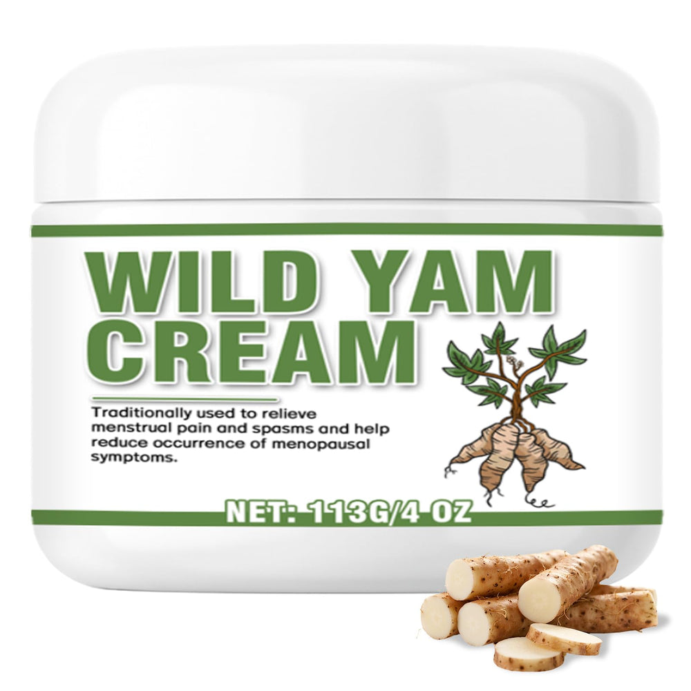 Paistely crema de ñame silvestre en bote, apoyo al equilibrio hormonal.