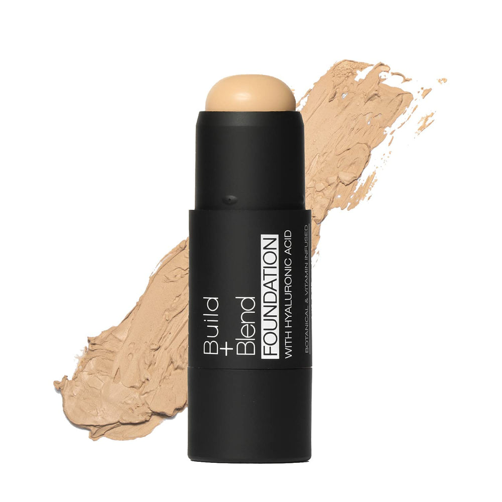 Palladio BUILD & BLEND Foundation Stick centra el rostro para cobertura media