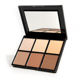 Palladio Definer Paleta Contorno Compacta con Espejo para retoques rápidos.