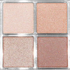 Palladio Eyeshadow Quad: sombras mate para definición precisa.