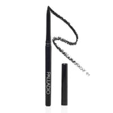 Palladio retractable waterproof eyeliner twist-up mechanism for mess-free, sharpening-free application.