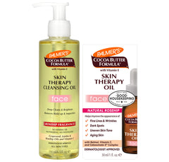 Palmer's Aceite Limpiador Facial: botella visible, limpieza suave que deshace impurezas sin resecar.