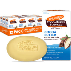 Palmer's cocoa butter formula soap bar pack-12 lather closeup for nourishing cleanse