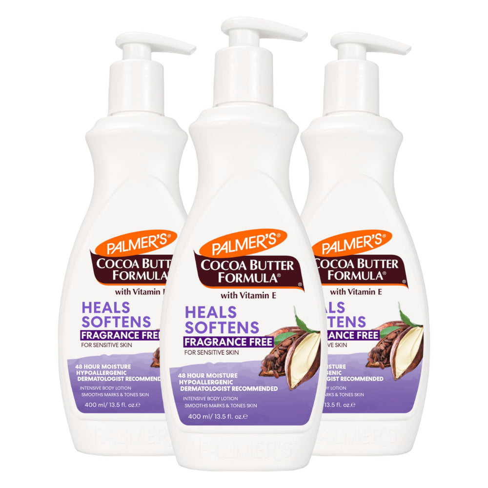 Palmer's Cocoa Butter Daily Skin Therapy con dispensador, hidratación suave para todo el cuerpo.