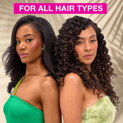 Close-up shows silky, smooth hair after Palmer's Moisture Boost.