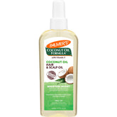Palmer's Coconut Oil Moisture Boost spray bottle delivers instant hydration to hair.