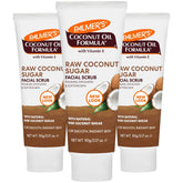 Palmer's exfoliante coco azúcar, frasco visible para una exfoliación suave
