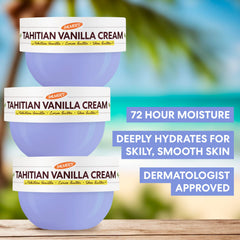 Aroma de vainilla tahitiana en Palmer's para una experiencia sensorial suave.