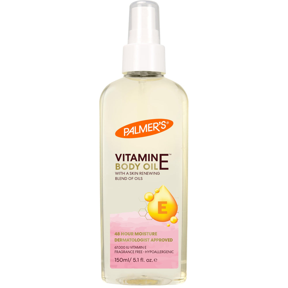 Palmer's Vitamina E Aceite Corporal Multiuso en botella, hidratación duradera