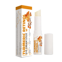 Paminify Turmeric Retinol Eye Stick close-up shows hydrating formula for brighter eyes.
