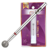 PANA diamond carbide ball bit with 3-32 in shank for precise manicure shaping