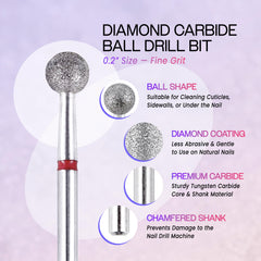 PANA nail drill bit ideal for gel and acrylic removal on natural or artificial nails