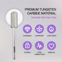 PANA carbide nail bit with razor-sharp edges for precise removal