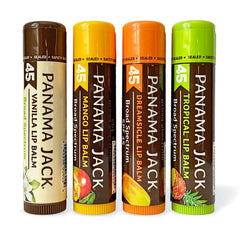 Panama Jack bálsamo labial vainilla SPF 45 hidrata y protege labios sensibles