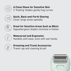 Panasonic ES-AWL6AG bikini-trimmer side view for body coverage