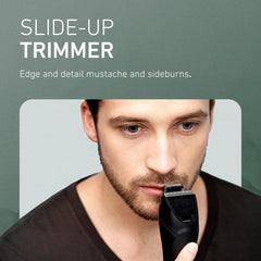 Panasonic ER-GB80-S slide-up precision trimmer detailing beard edges.