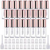 Pangda empty lip gloss tube with rose gold cap for portable use
