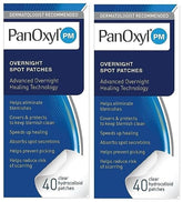 PanOxyl PM parches nocturnos: empaque con dos unidades para uso durante la noche.