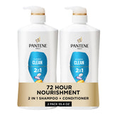 Pantene Classic Clean 2-in-1 bottle front highlighting brand and product