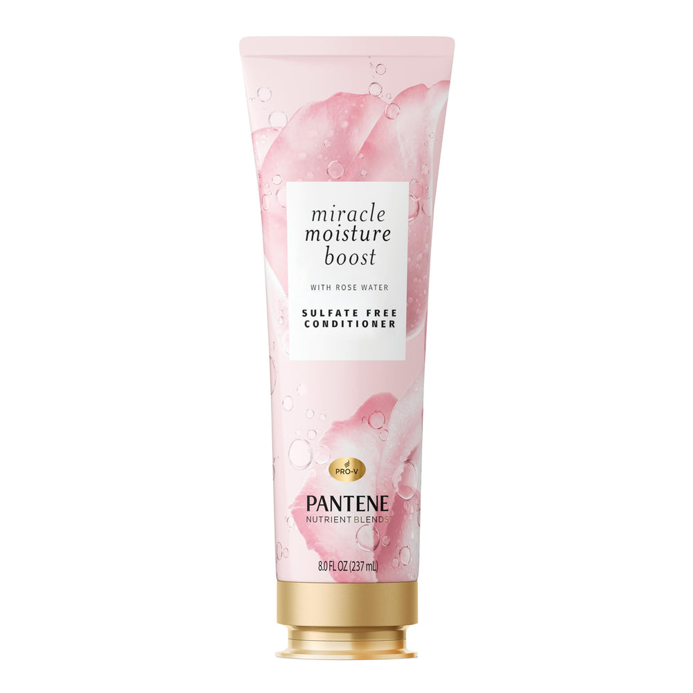 Pantene acondicionador con agua de rosas para cabello seco y suave