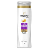 Pantene Pro-V 2 en 1 con colágeno en envase, volumen inmediato para el cabello.