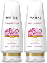 Pantene Pro-V Curly Conditioner 2-pack bottle close-up showing rich hydration for defined curls